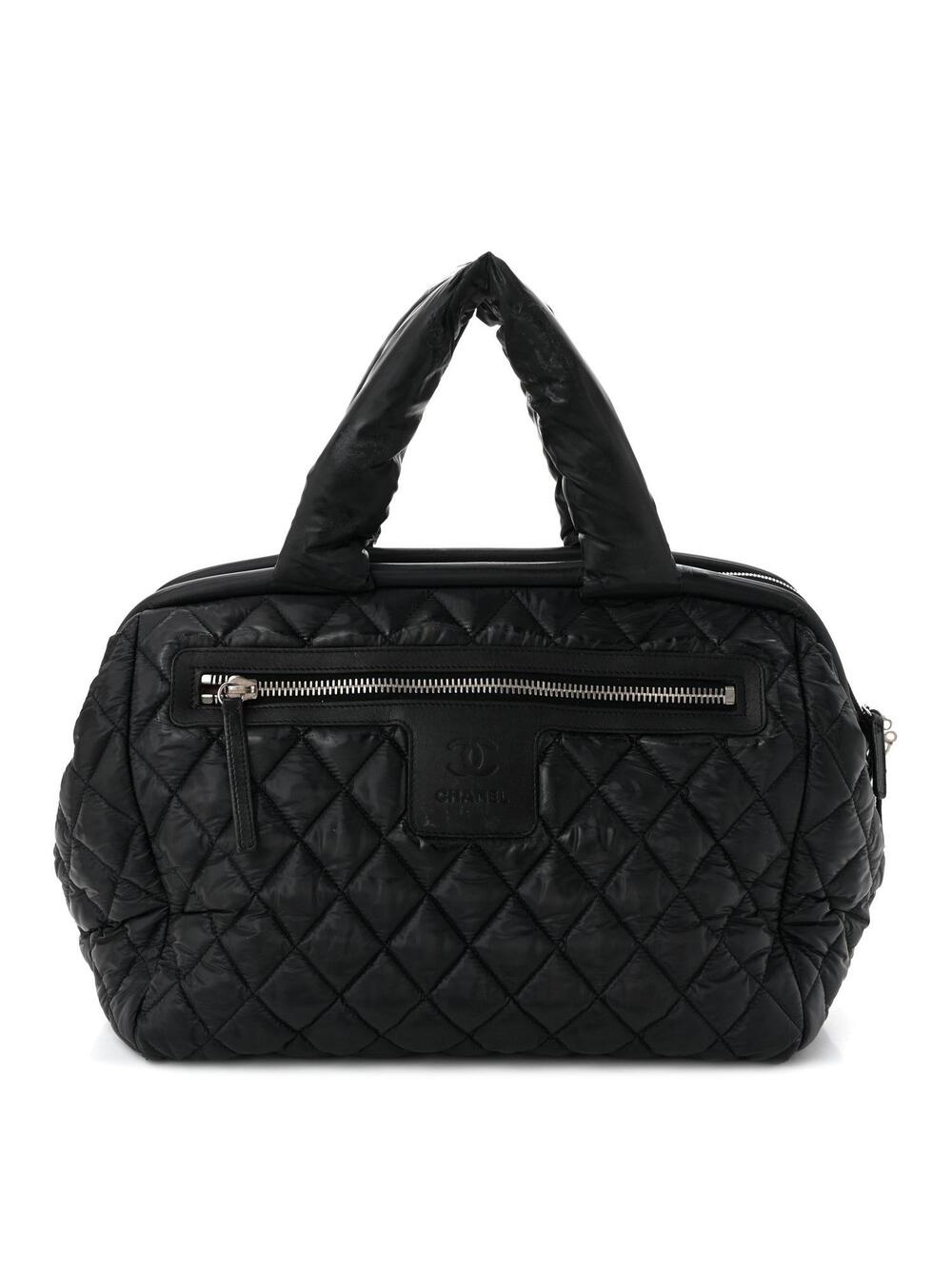 Chanel Nylon Coco Cocoon Bowler Black #263386C95B